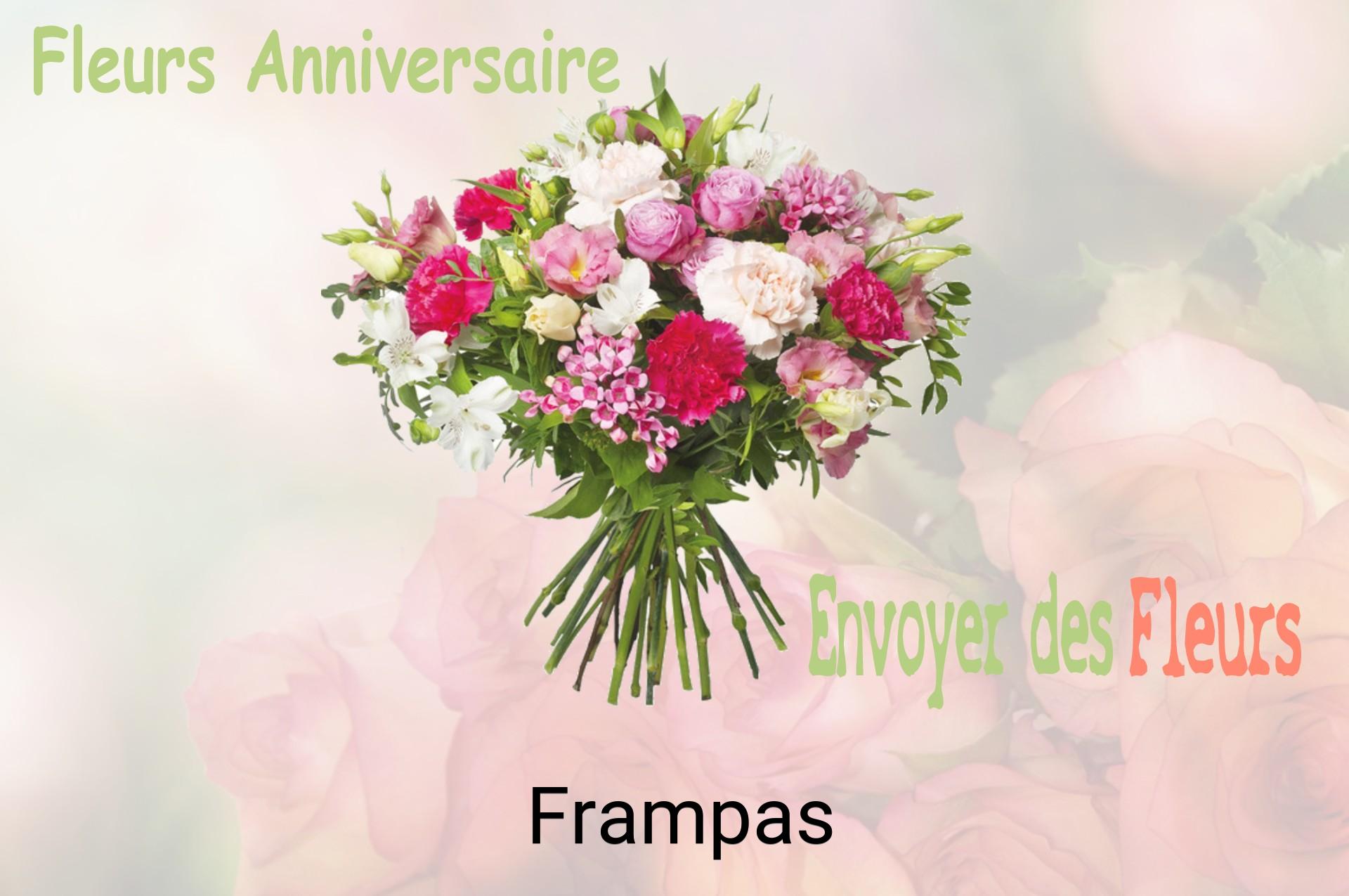 Bouquet de fleurs d’anniversaire livré à Frampas